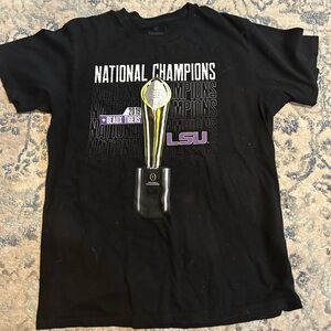 lsu 2019 national football championship t-shirt